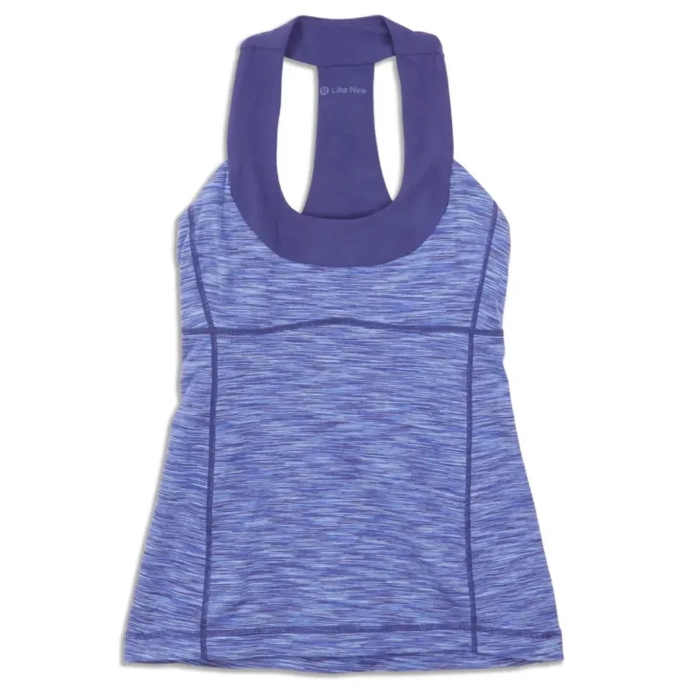 Lululemon Sz 12 Scoop Neck Purple Tank - Picture 1 of 7
